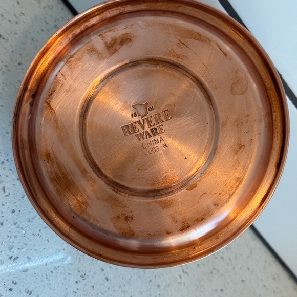 Revere Ware 1.5 Qt Whistling Kettle Copper Bottom - Picture 5 of 7